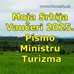 Moja Srbija vaučeri 2025 - pismo ministru turizma